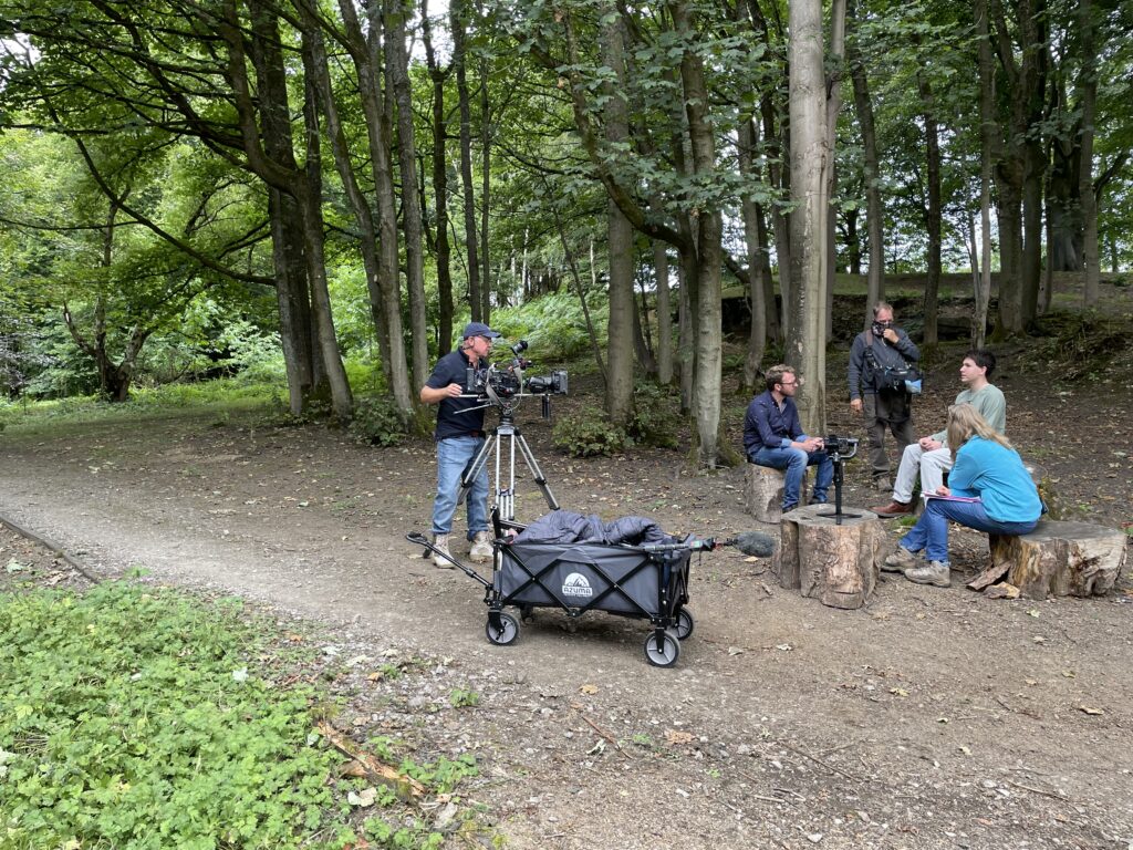 BBC filming - Fishpond Wood, Bewerley, Nidderdale