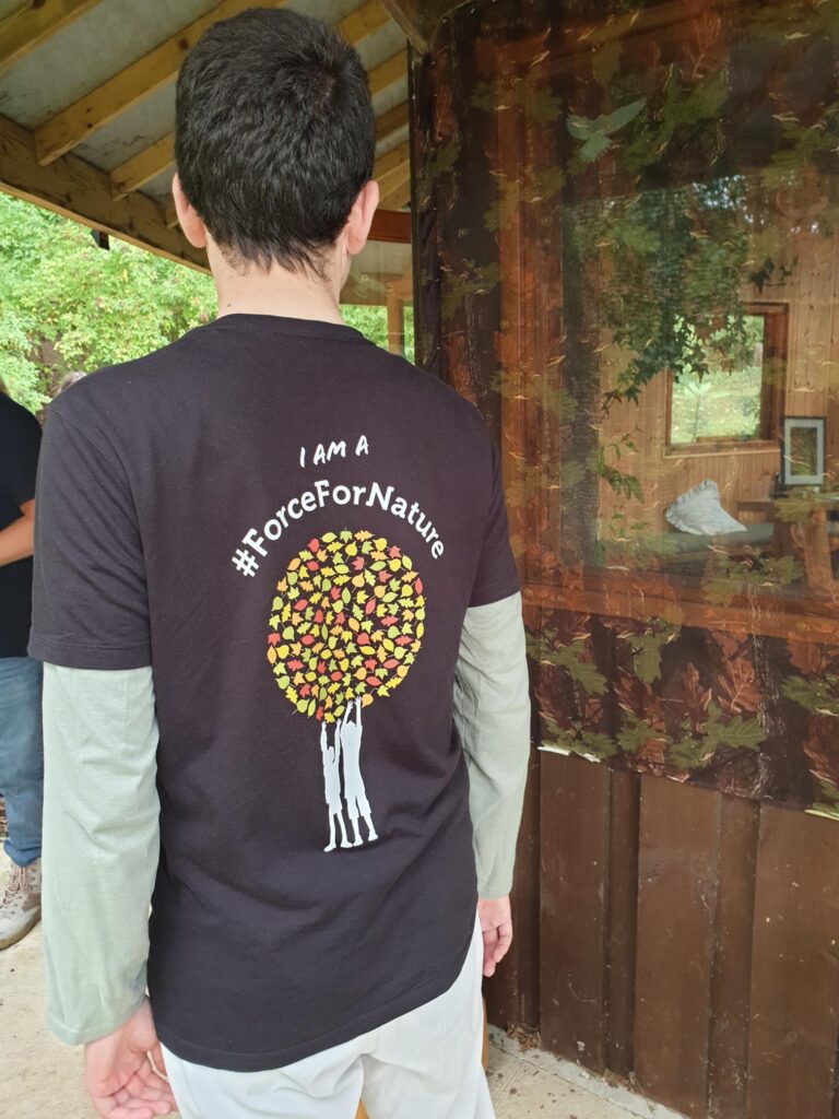 James and tree council - Fishpond Wood, Bewerley, Nidderdale